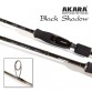 Спиннинг Akara SL1001 Black Shadow 762MLF TX-30, углеволокно, штекерный, 2.3 м, тест: 3,5-10,5 г, 115 г